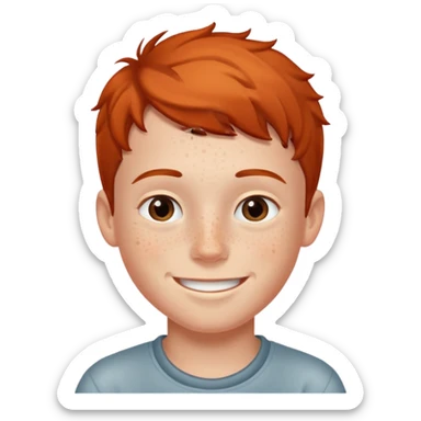 I shall go there later.  Boy sticker