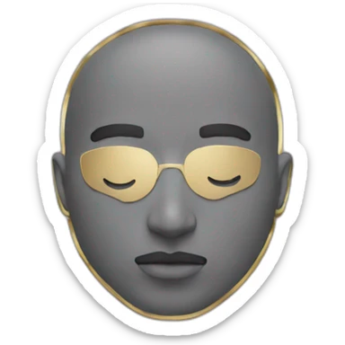 Drake ovo logo with golden outlines sticker