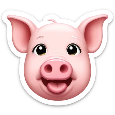 Pig sticker