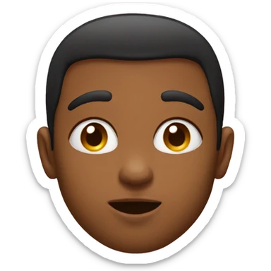 kiss on the forehead  sticker