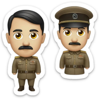 Hitler et son signe sticker