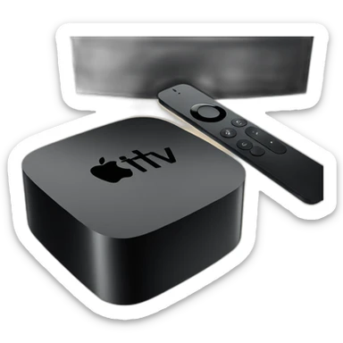 Apple tv sticker