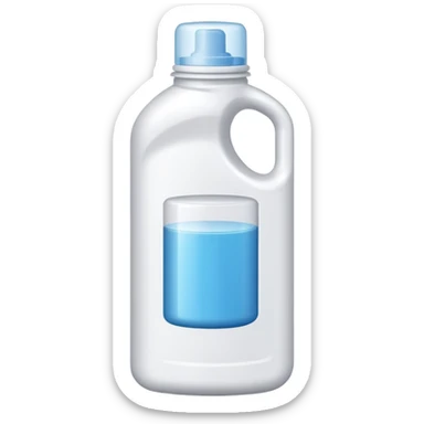 detergent bottle sticker
