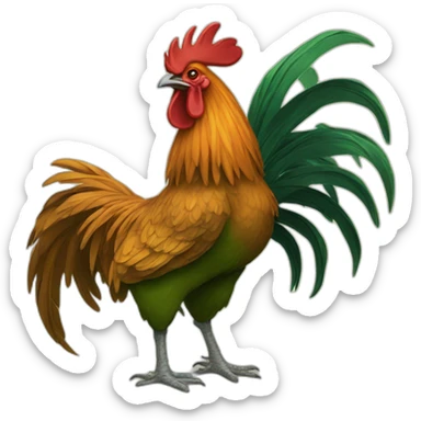 Swamp Rooster sticker