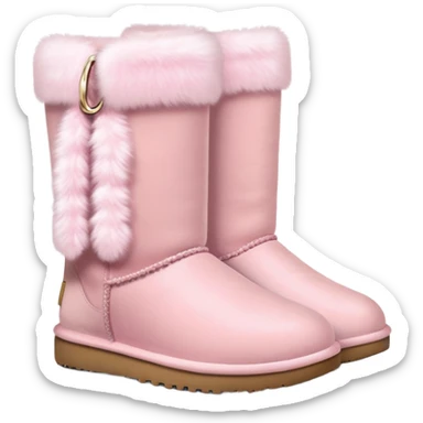 Light pink uggs  sticker