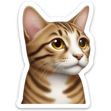 tabby cat sticker