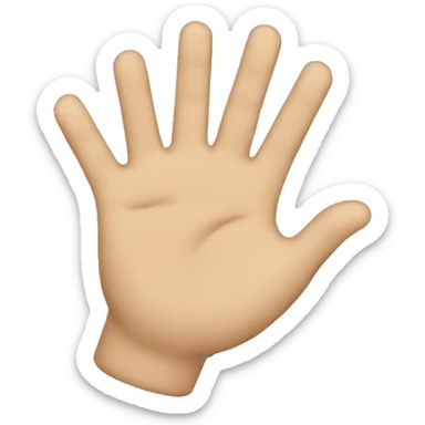 saludo de manos sticker