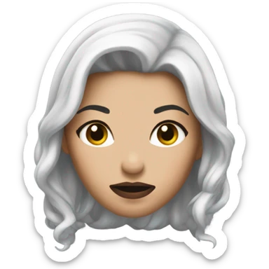 Black widow marvel sticker