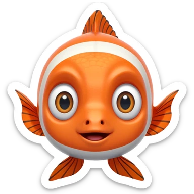 Pesciolino Nemo tenero sticker