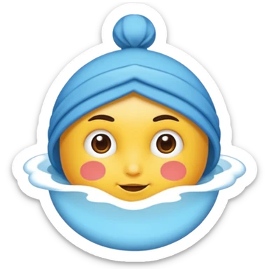 Kumral saçlı ve kıvırcık saçlı bir balerin sticker