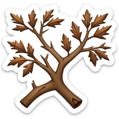 broken branch sticker