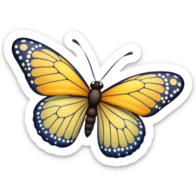 butterfly net sticker