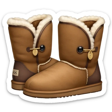 Give me some uggs and make them small sticker