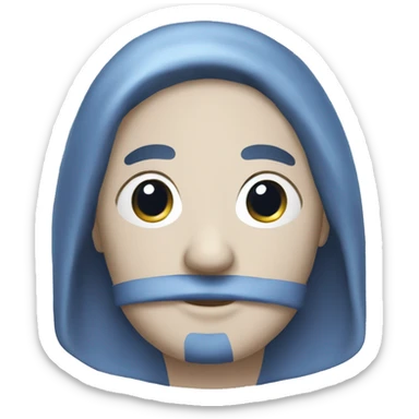 Lazo color azul sticker