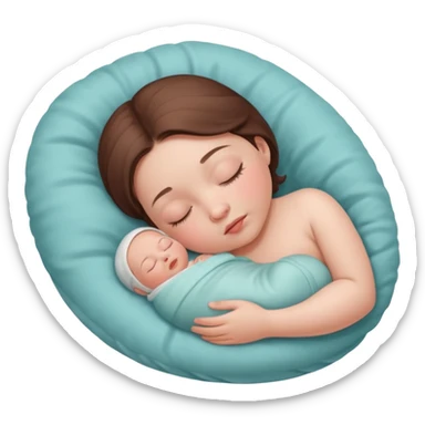 Júlia Anderson As NewBorn Baby  sticker