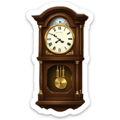 Grandfather Clock sticker