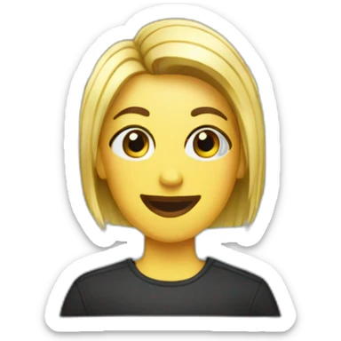 cut hair saloon sticker