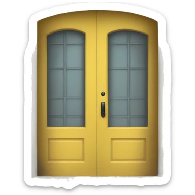 Bug YELLOW door sticker