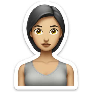 Mujer pilates reformer sticker