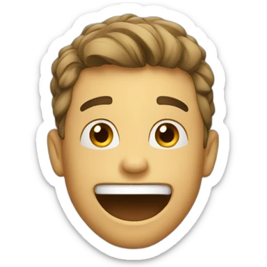 Super excited  sticker