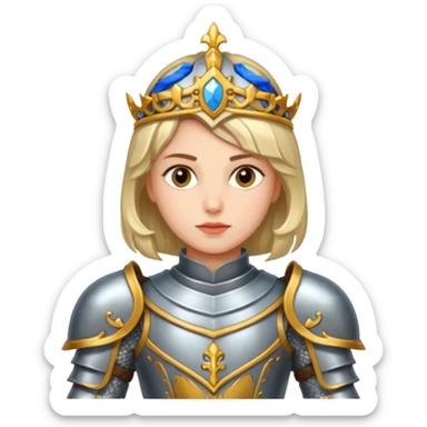 Renaissance princess knight sticker
