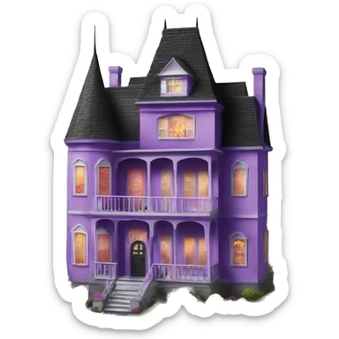 Barbie’s 5 story tall haunted dream house sticker
