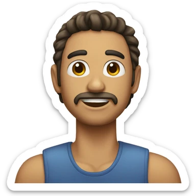 Mostrar no dedo sticker