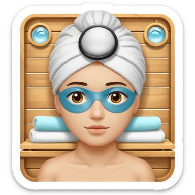 eye patches spa sticker