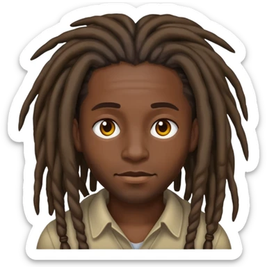Dread head sticker