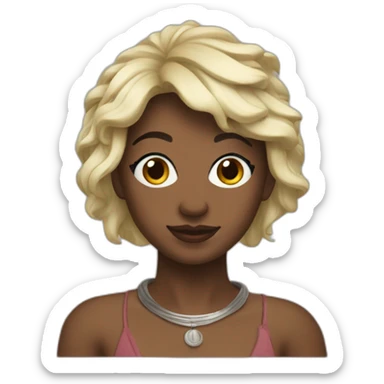 Cincilla white ebony sticker