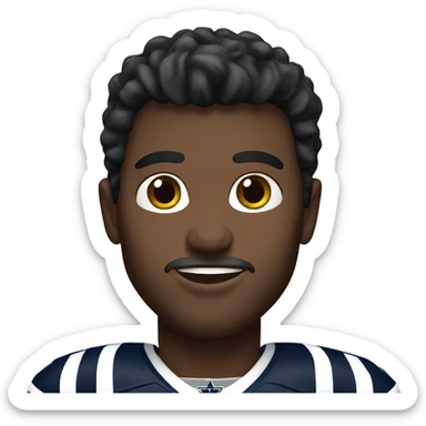 Dallas cowboys male brunette  sticker