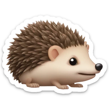 one-eyed hedgehog sticker
