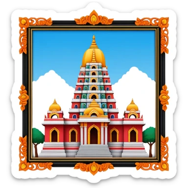 Tamil nadu Temple sticker