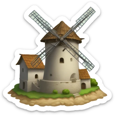 Molino viento sticker