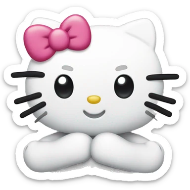 hello kitty  sticker