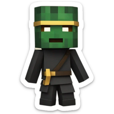 minecraft-ninja sticker