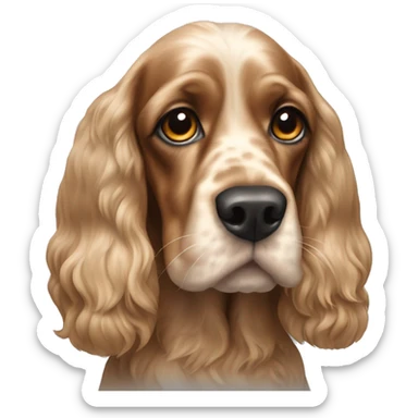 english cocker spaniel sticker