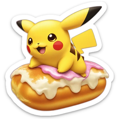 Pikachu éclair sticker