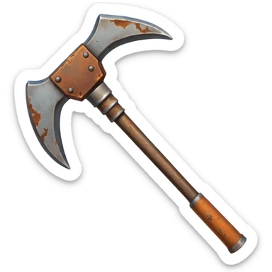 ore mining pickaxe sticker