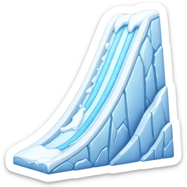 snow slope kicker sticker