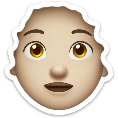 caca qui  a froid sticker