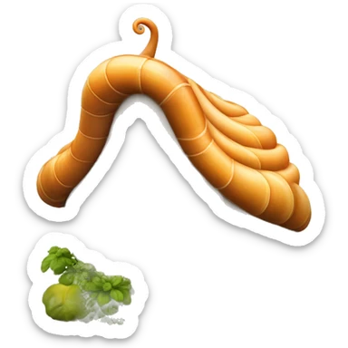 Schnecke mit einem richtigen haus auf dem rücken sticker