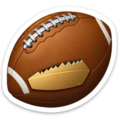 football cutting knife sticker