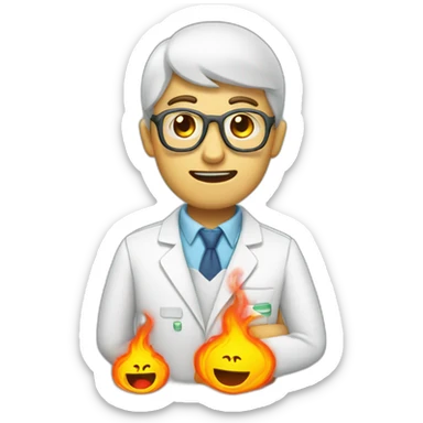 Farmacia ardiendo sticker