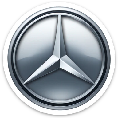 Mercedes benz logo sticker