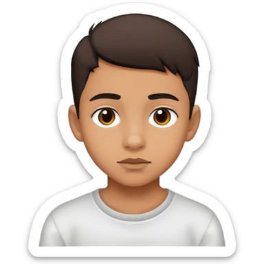 boy edgar cut latino teenager sticker