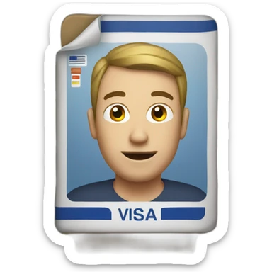visa sticker