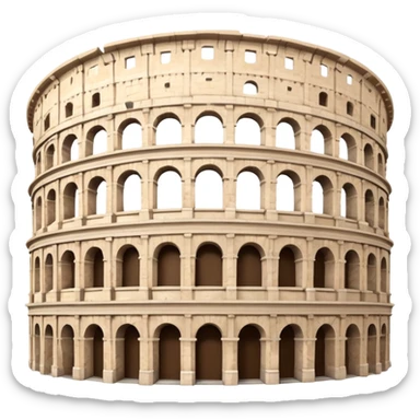 Rome colosseum sticker