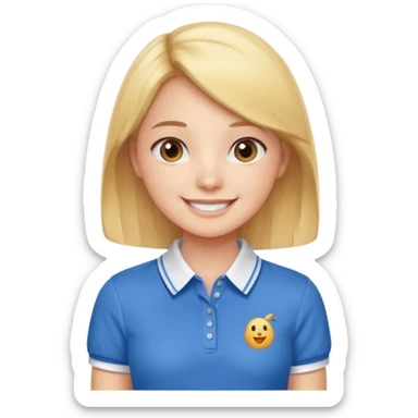 Preppy chica sticker