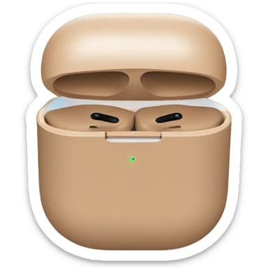 Light brown AirPods max  sticker